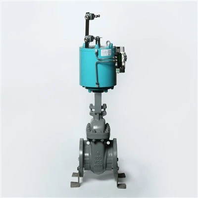 Double Flange Pneumatic Knife Gate Valve
