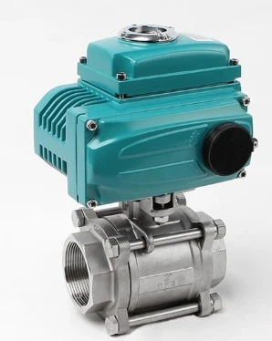 Electric Three Piece Ball Valve