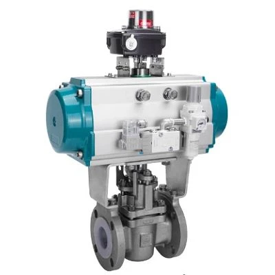Pneumatic Ptfe Lined Plug Valve